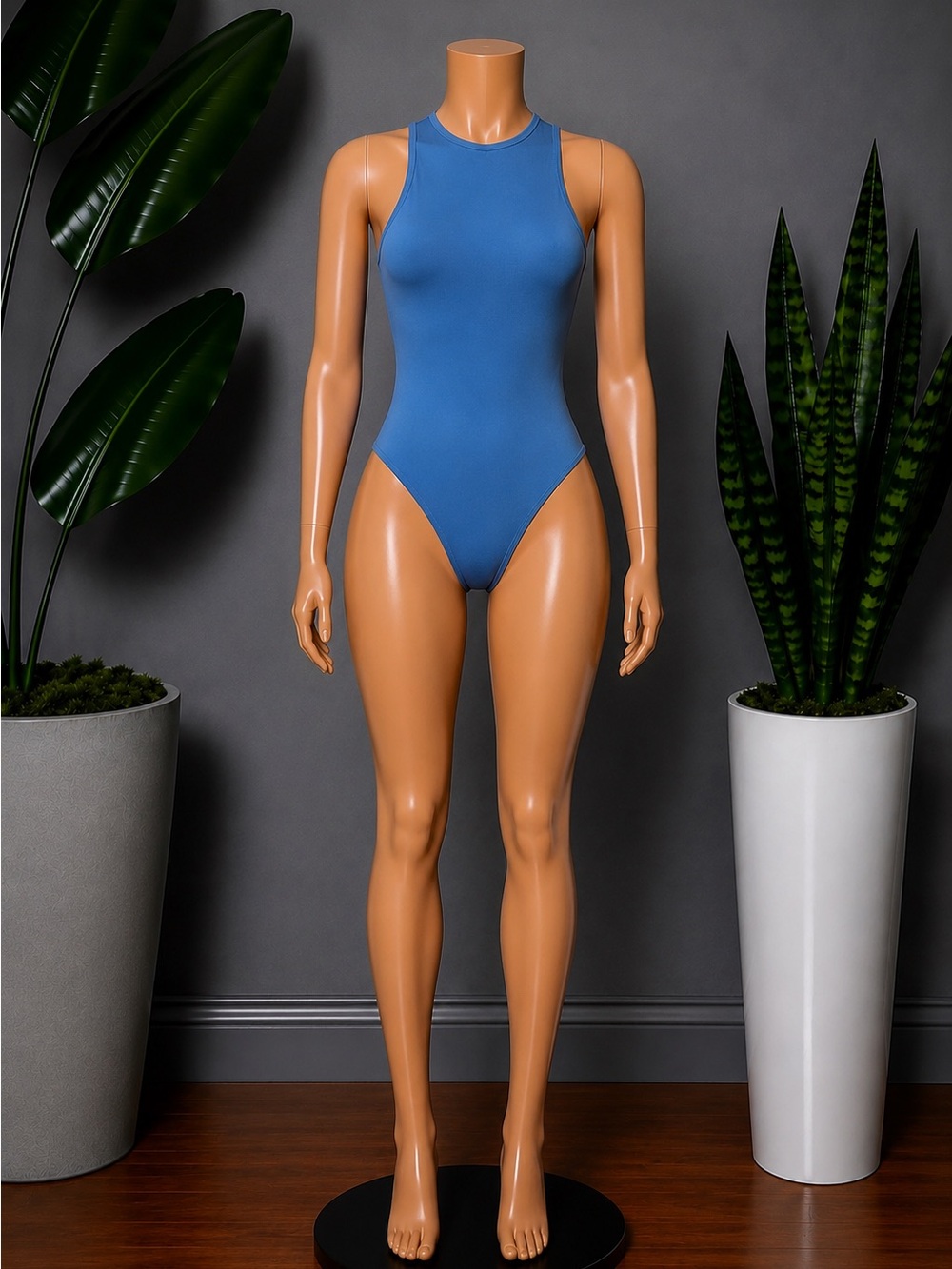 Zara High-Neck One-Piece Body suit